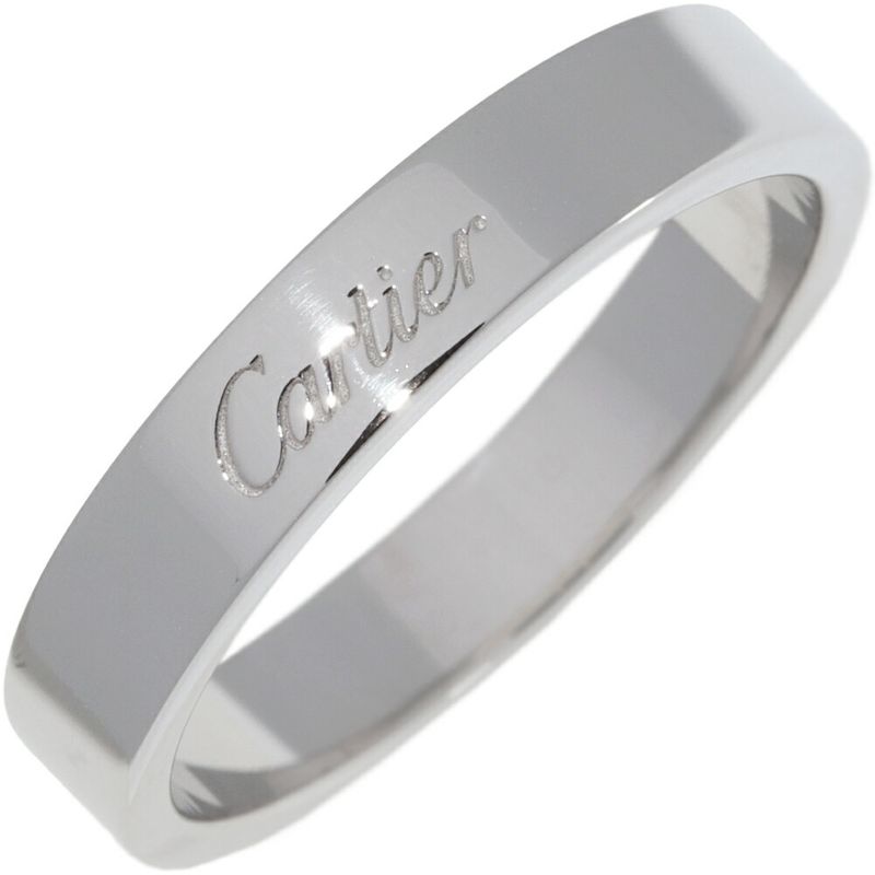 Cartier Ring Pt950 C De Cartier Ring Engraved Ring Width 4mm (016in) B40981