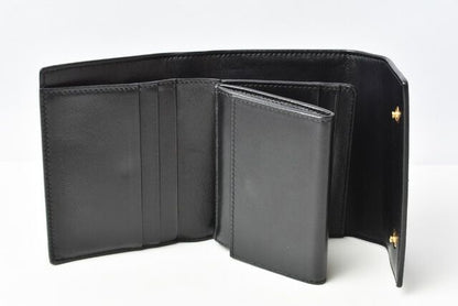 Celine Wallet Mini Wallet Celine Women's Trifold Wallet Black Small Trifold