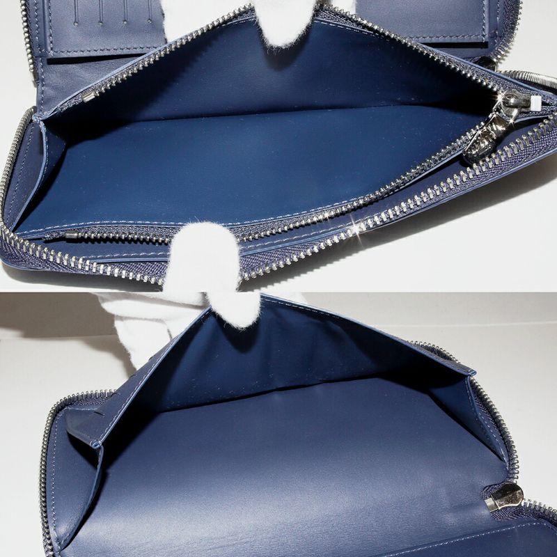 Louis Vuitton Round Zipper Long Wallet With Change Pocket Damier Infini Damier