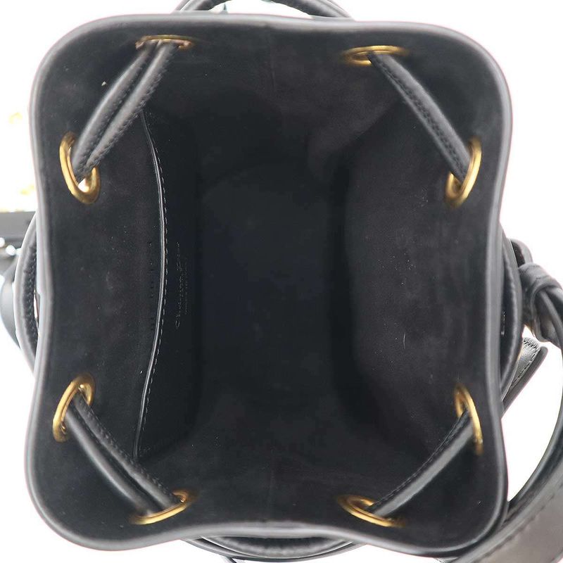 Christian Dior 24ss Backpack Small Maxi Cannage Calfskin M3350uhow_m900 Black