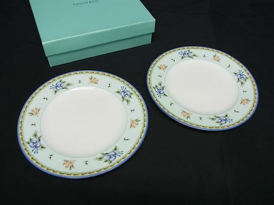 Tiffany & Co Tiffany & Co Morning Glory Plate Set Of 2 Plates Dinnerware