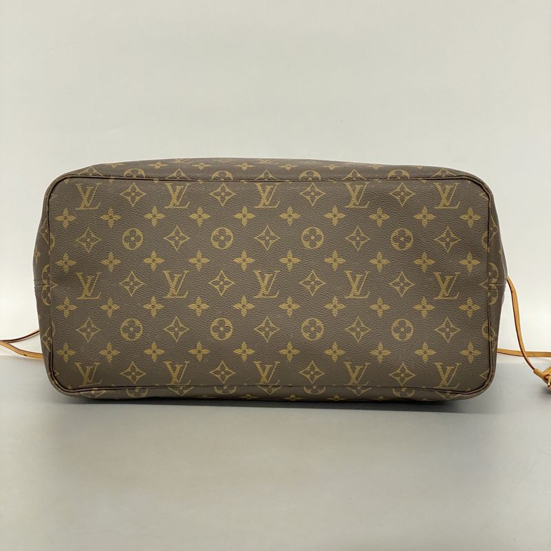 Louis Vuitton Tote Bag Monogram Neverfull GM M40157 Brown Ladies