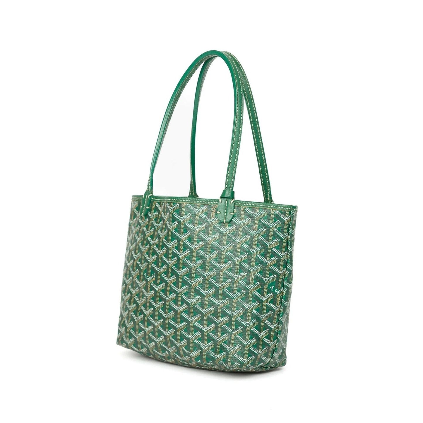 Goyard Mini Saint Louis Junior Jr Anjou Blue Tote Bag & Pouch