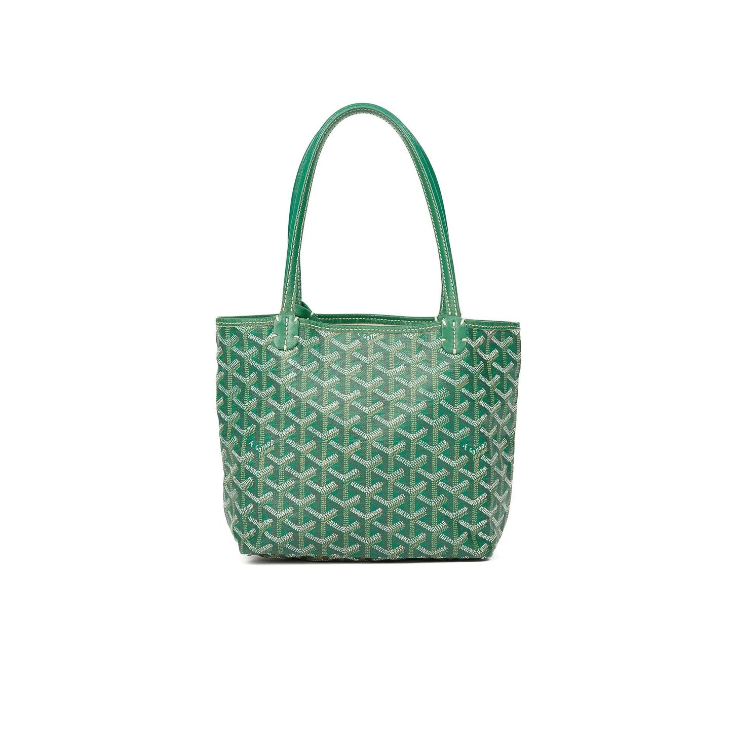 Goyard Mini Saint Louis Junior Jr Anjou Blue Tote Bag & Pouch