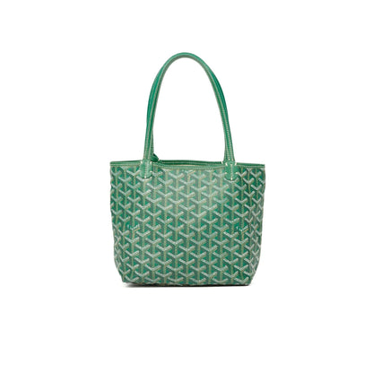Goyard Mini Saint Louis Junior Jr Anjou Blue Tote Bag & Pouch