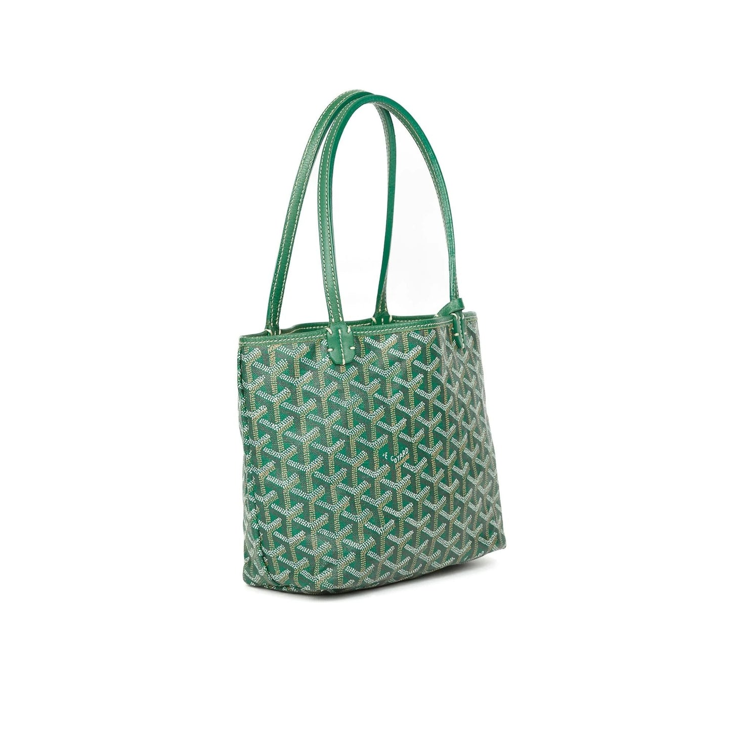 Goyard Mini Saint Louis Junior Jr Anjou Blue Tote Bag & Pouch