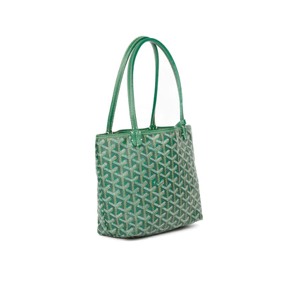 Goyard Mini Saint Louis Junior Jr Anjou Blue Tote Bag & Pouch