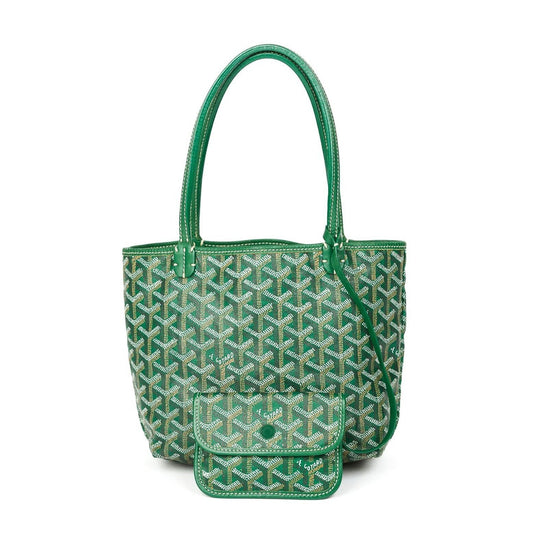 Goyard Mini Saint Louis Junior Jr Anjou Blue Tote Bag & Pouch