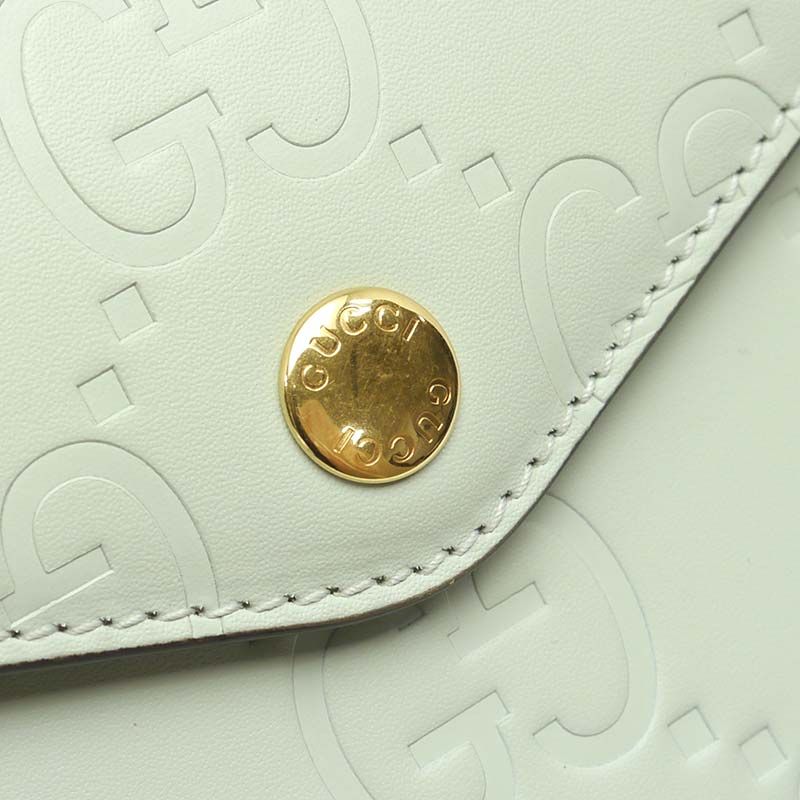 Gucci GG Super Mini Shoulder Bag 772794 Green Crossbody