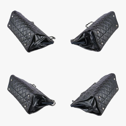 CHANEL  Matelasse Coco Mark GST Navy Patent A6573417188712