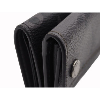Louis Vuitton Discovery Compact Wallet Trifold Wallet Monogram Eclipse Canvas