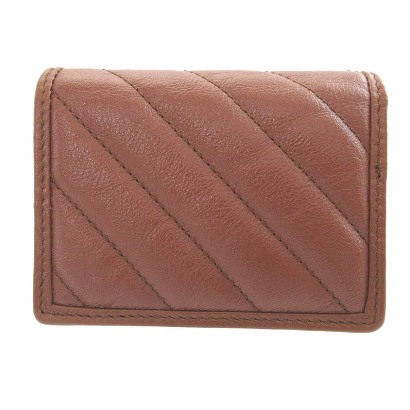Gucci 466492 Leather Brown Bifold Wallet 0584 Gucci