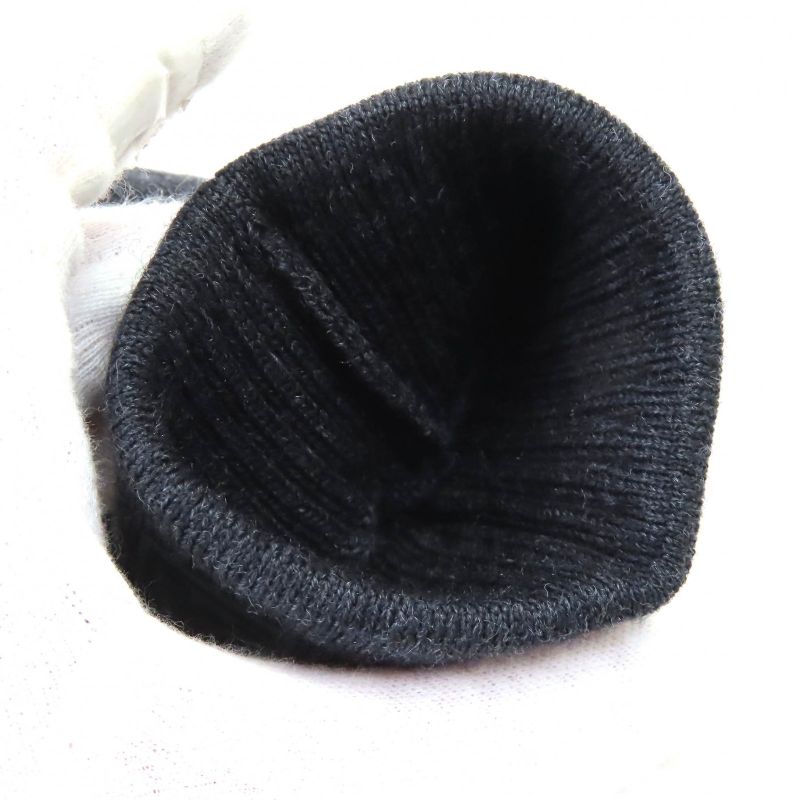 Louis Vuitton M70008 Damier Graphite Damier Gompti Wool Knit Gloves Grey Blue