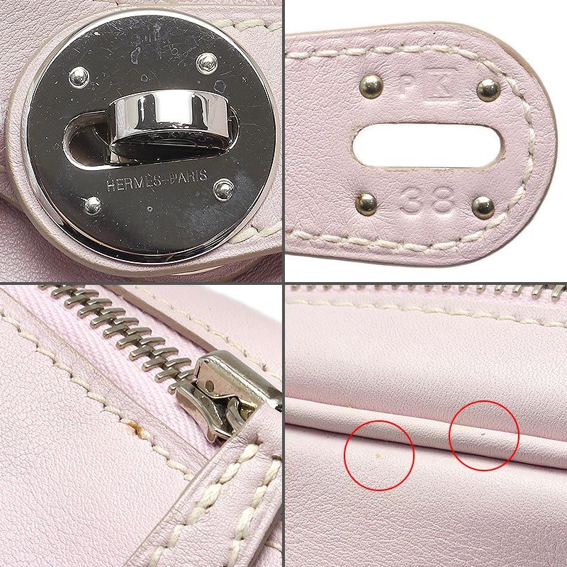 Hermes Lindy 30 2WAY Shoulder Bag Light Pink □k・2007