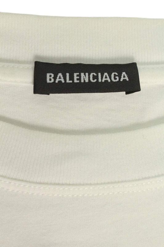 Balenciaga 496053 Txk46 Back Logo T-shirt Men's M