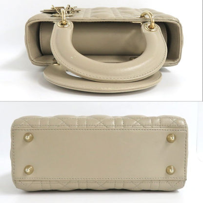 Christian Dior Lady Dior My Abcdior Bag Small M05380 Beige Lamb