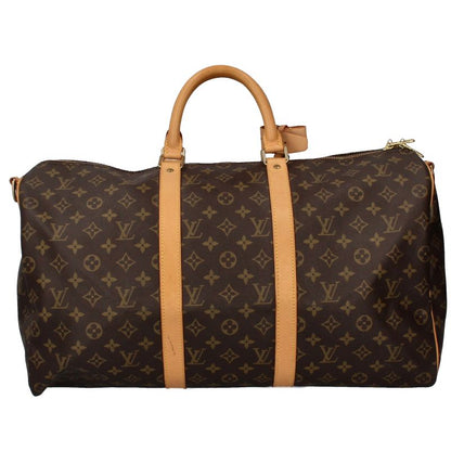 Louis Vuitton Keepall Bandoliere 50 M41416 Monogram Ladies Boston Bag Brown