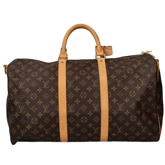 Louis Vuitton Keepall Bandoliere 50 M41416 Monogram Ladies Boston Bag Brown