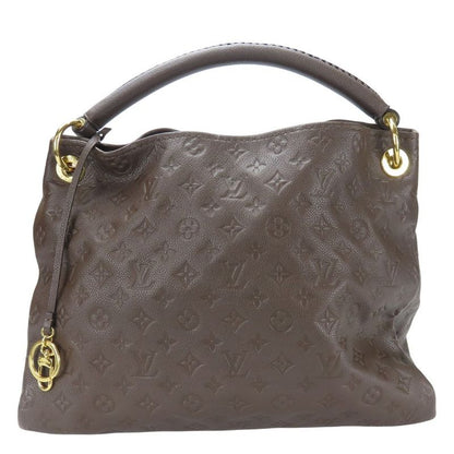 Louis Vuitton Shoulder Bag Artsy MM M94171 Monogram Empreinte Dark Brown Gold