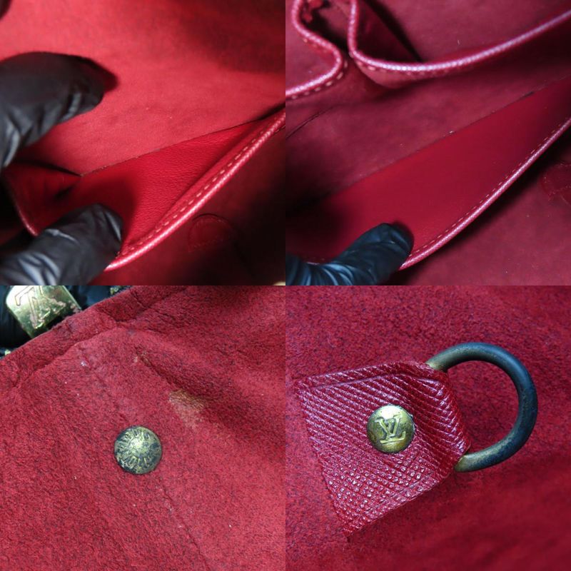 Louis Vuitton Shoulder Bag Amfersley M47275 Monogram Nubuck Leather Brown Gold