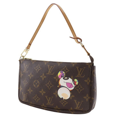 Louis Vuitton Pochette Accessoire Panda M51981 Monogram Canvas Brown Vi1004