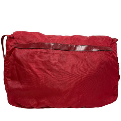 Prada B1738 Messenger Red Shoulder Bag Cabasn Diagonal Shoulder Brand Red Women