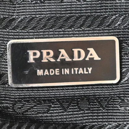 Prada Shoulder Bag Diagonal Bag Black Leather 35bs145