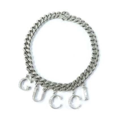 Gucci 675769 Interlocking Necklace Current Model Script Logo Kihira Chain