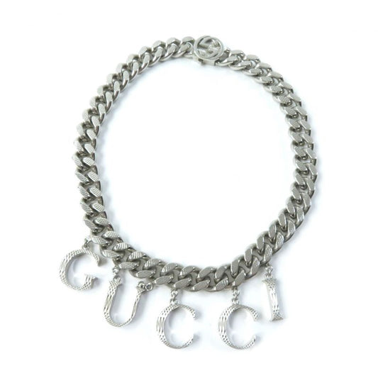 Gucci 675769 Interlocking Necklace Current Model Script Logo Kihira Chain