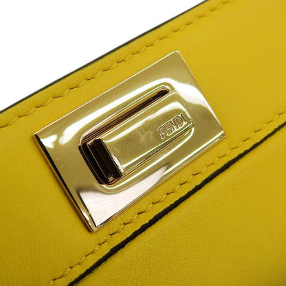 Fendi Peekaboo Shoulder Yellow Bag