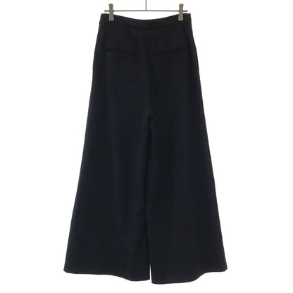 Celine Wool Wide Slacks Pants 2p426445k Black 36