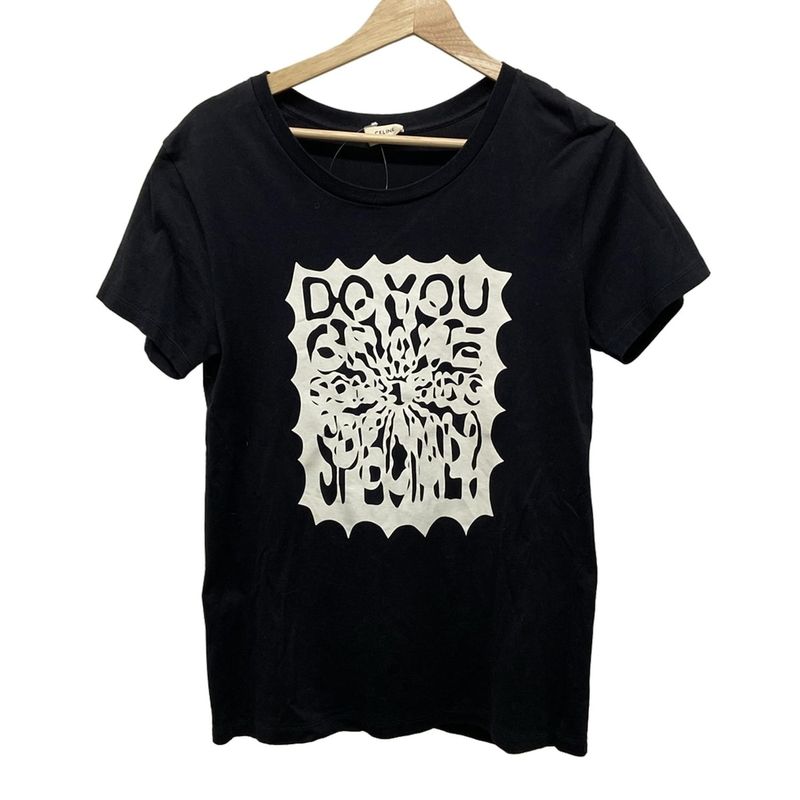 Celine Short Sleeve T-shirt Size S Women - 2x308010g Black And White Short