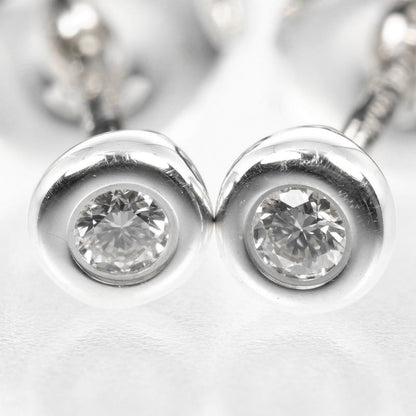 Tiffany & Co By-the-yard Silver 925 X Diamond Ladies 0.9g Earrings