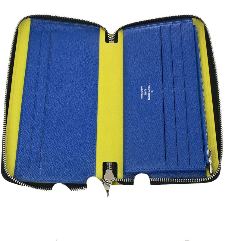 Louis Vuitton Long Wallet Zippy Organizer Wallet Epi Damier Graphite M68227