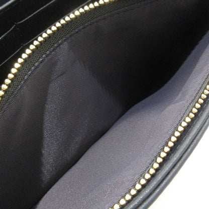 Dior/christian Dior Wallet - Black Chain Shoulder Leather