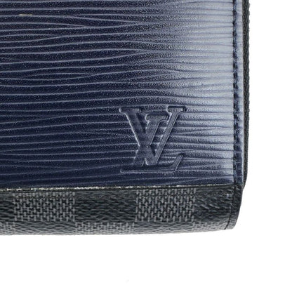 Louis Vuitton Long Wallet Zippy Organizer Wallet Epi Damier Graphite M68227