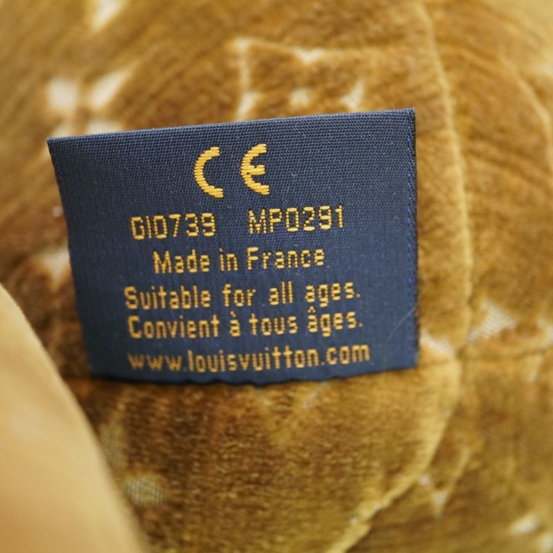 Louis Vuitton Monogram Doudou Teddy Bear Limited Edition 2021 Gi0739 Velour
