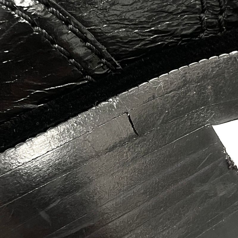 Chanel 21a Cocomer Cles Lace-Up Boots with Pearls G35154 X56195 Black 38