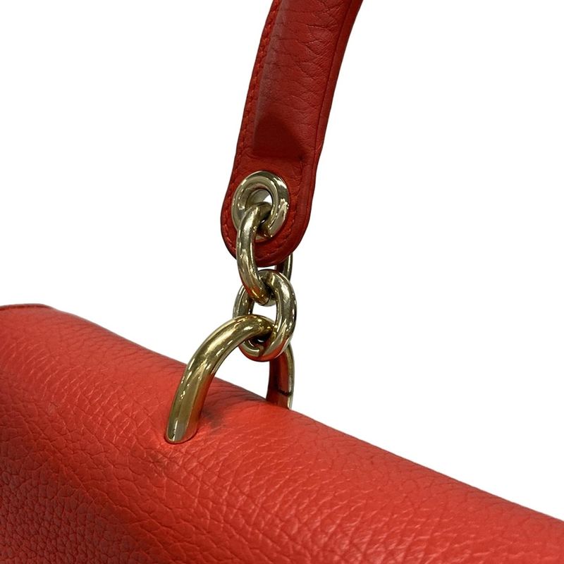 Dior/christian Dior Handbag Bedior Red Leather