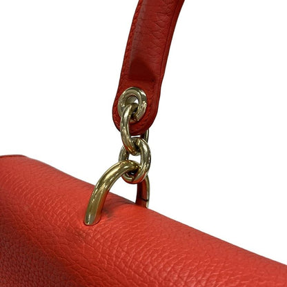 Dior/christian Dior Handbag Bedior Red Leather