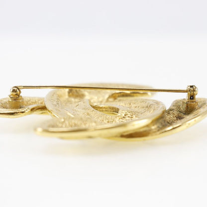 Chanel Coco Mark Gold Plated Ladies 37.3g Brooch