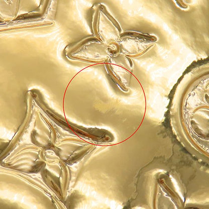 Louis Vuitton Tote Bag Sac Pla Mirror Vinyl Dre Gold Hardware Gold M40268