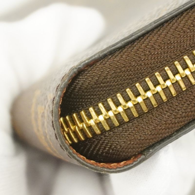 Louis Vuitton Long Wallet Monogram Zippy Wallet M42616 Brown Men Women Unisex