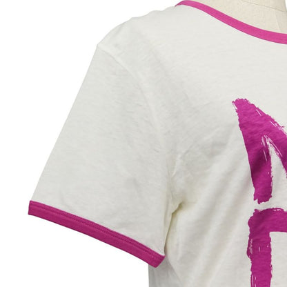 24aw Christian Dior Miss Dior Graffiti Cotton Linen T-Shirt 453t40a4554 Size M