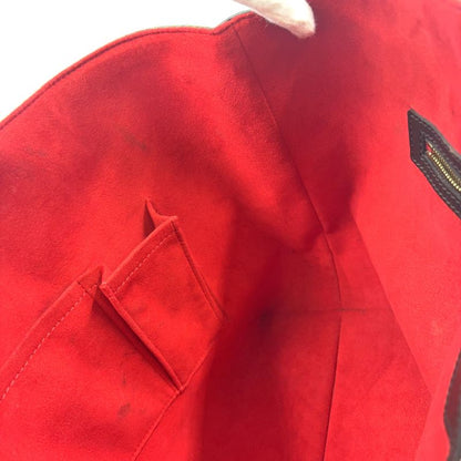 Louis Vuitton Hampstead MM Damier Ebene Damier Ebene Leather × PVC Brown Tote