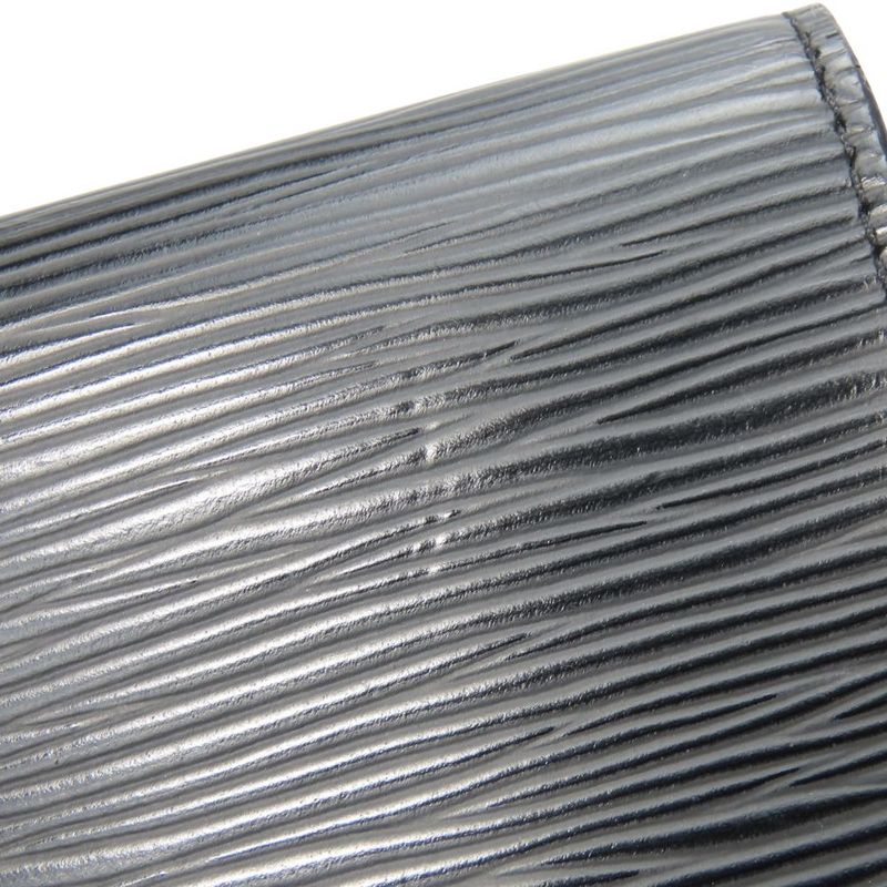 Louis Vuitton Card Case Envelop Carte De Visite M56169 Epi Leather Noir Black