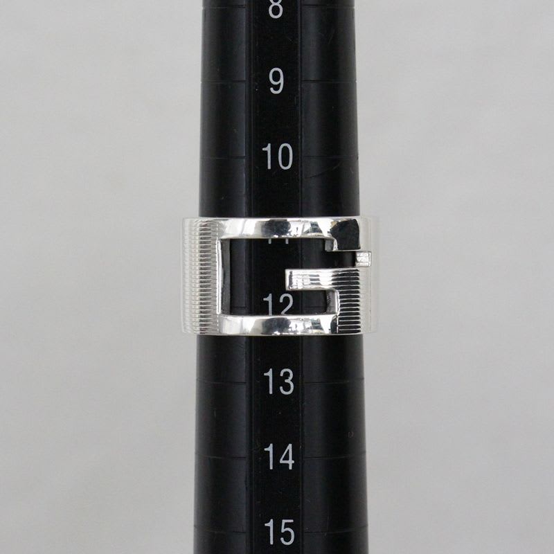Gucci G Logo Wide Ring No 11 AG 925 Silver E1634