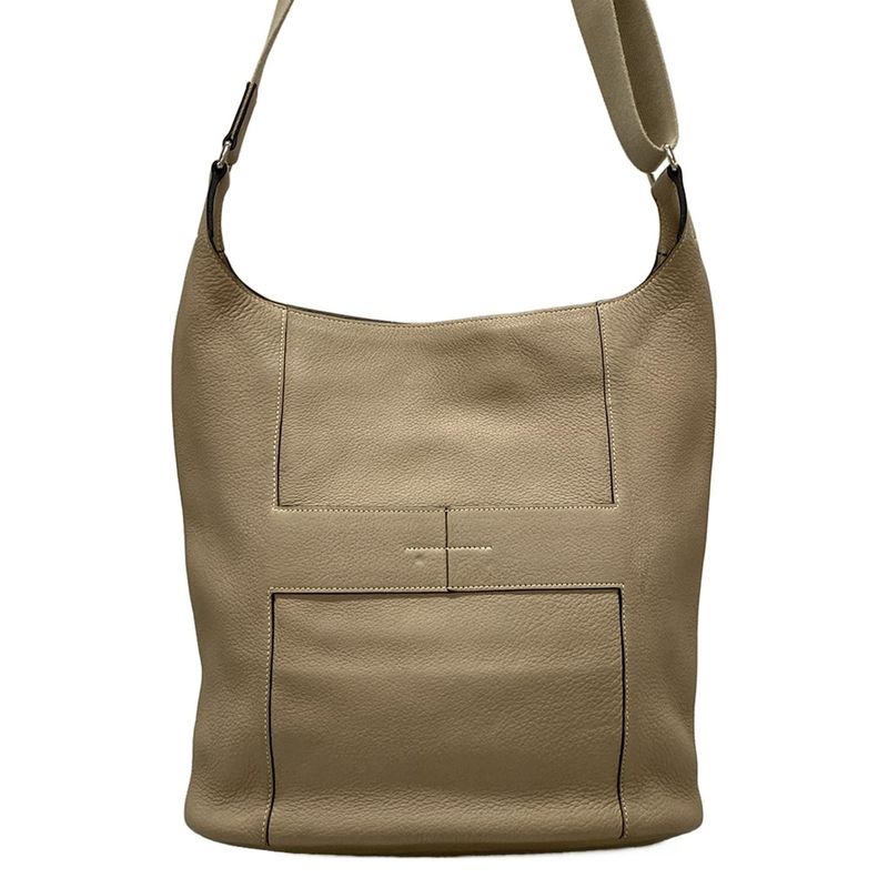Hermes Shoulder Bag Good News GM Grey-beige