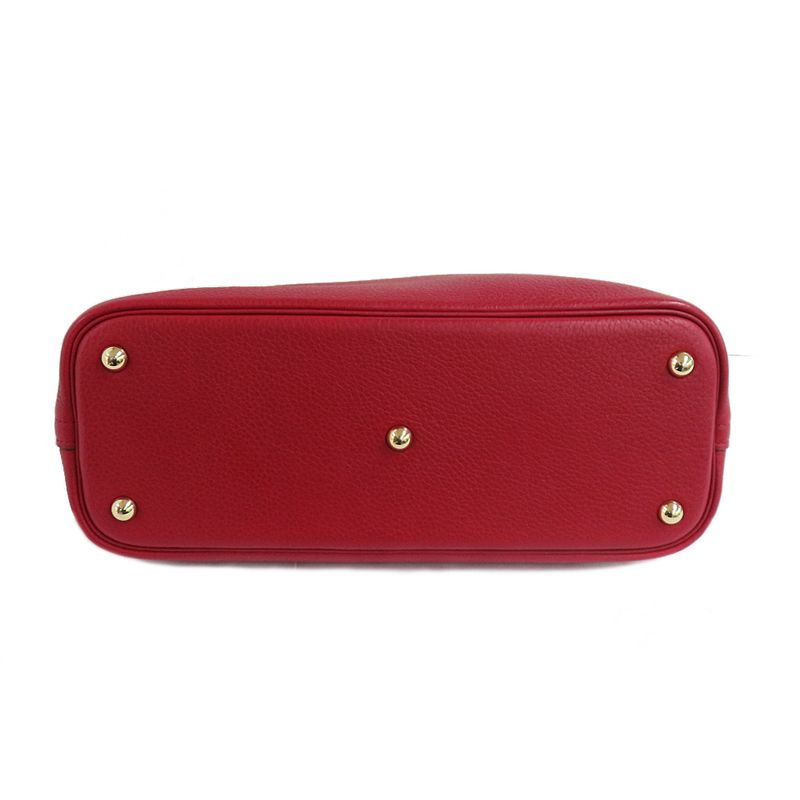 Hermes Bolide 31 Rouge Taurillon Handbag Shoulder Bag Gold Hardware K