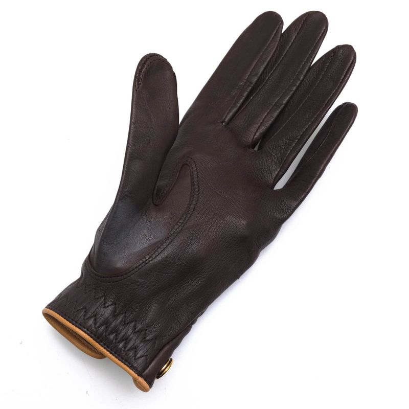 Louis Vuitton Accessories Ladies Women Leather Genuine Leather Dark Brown Golf